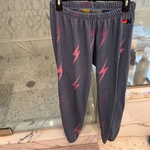 Lightning bold Aviator Nation sweats size large